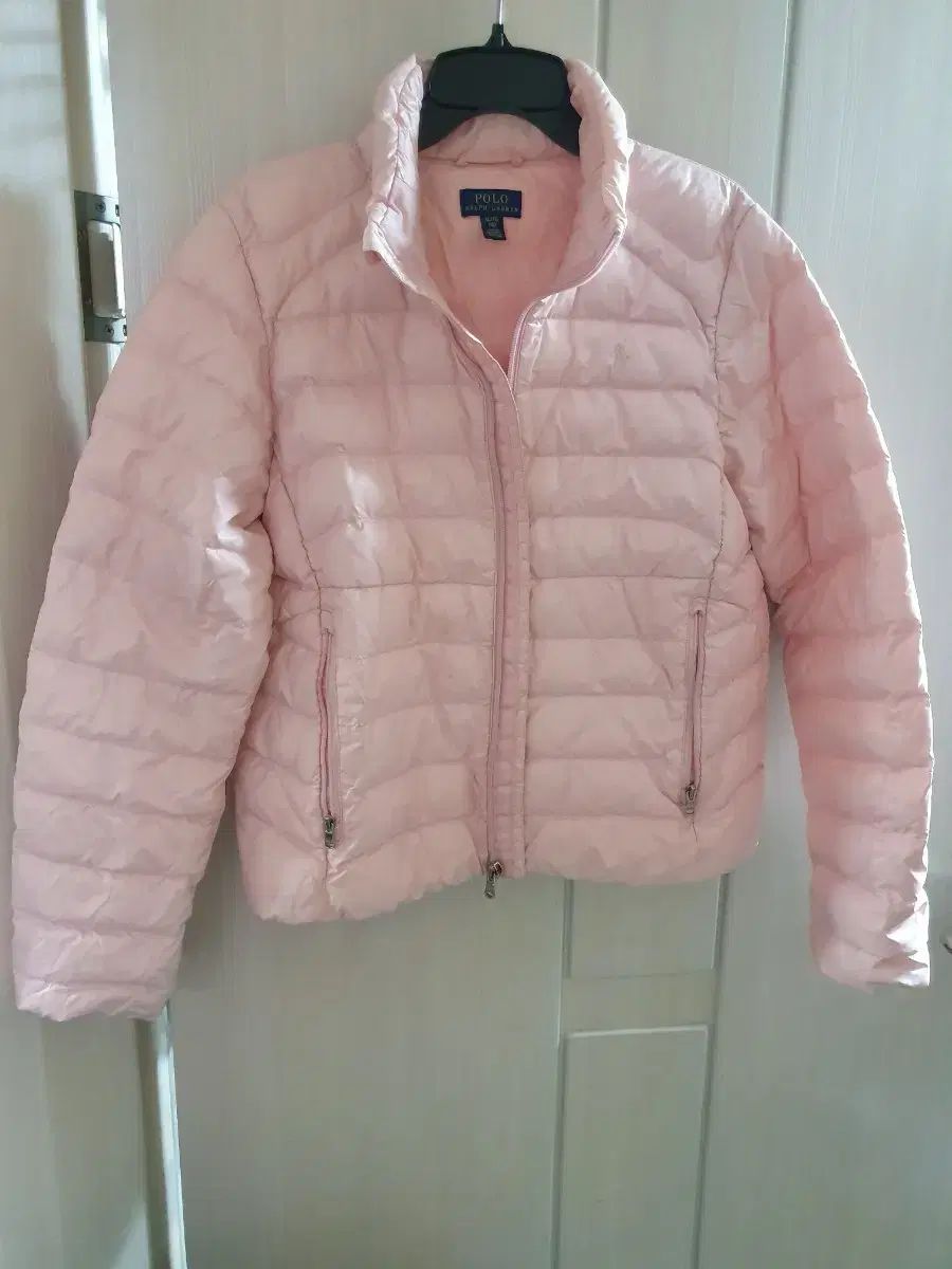 ポロ ラルフローレン 軽量 ダウン XL 16 ピンク アウター ジャケット ガールズ ジュニア レディース