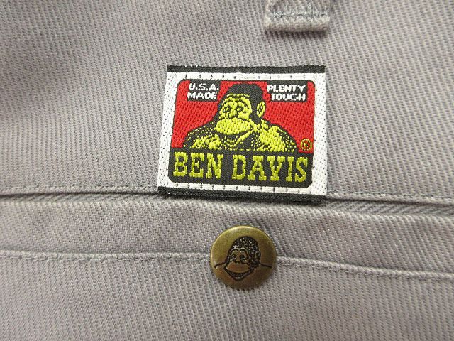 90s USA製 BEN DAVIS フリスコ ワークパンツ グレー 90s BEN DAVIS USA製 グレー フリスコ ワークパンツ W36 BEN DAVIS