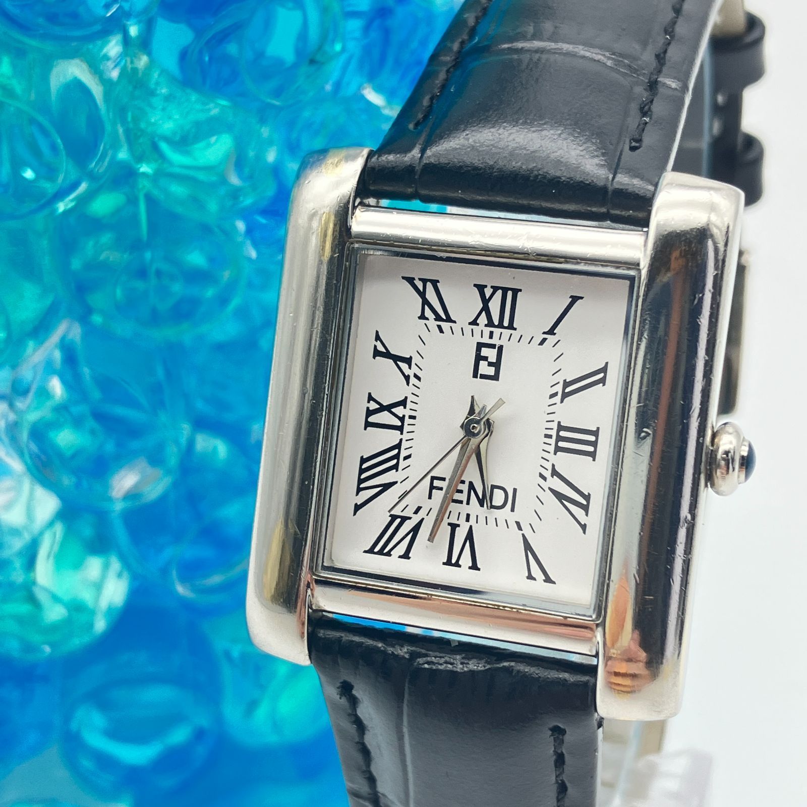 中古】フェンディ FENDI 2577 LSET 腕時計 スクエア ローマン クォーツ