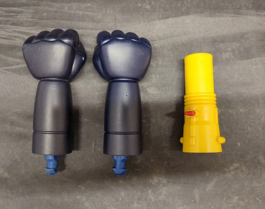 当時物 ジャンボマシンダー ひみつ新兵器 ロケットパンチ XX-1 昭和 ポピー XX計画秘密新兵器/ジャンボマシンダー XX1ロケットパンチ 接続