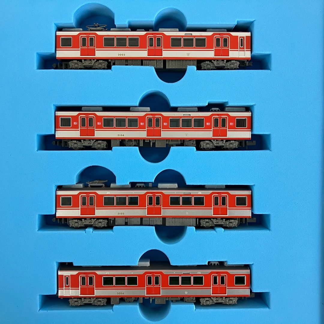 マイクロエース A-6991 神戸電鉄 3000系 前期型 新塗装 4両セット 鉄道