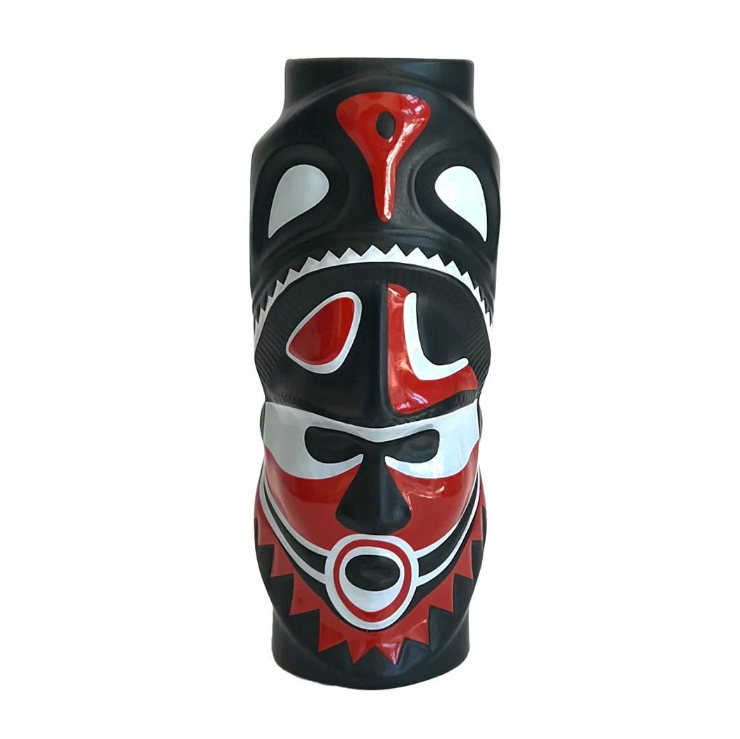 トレーダー ヴィックス ティキ マグ NOTU Tiki Mug BLACK AND RED Trader Vic s 雑貨
