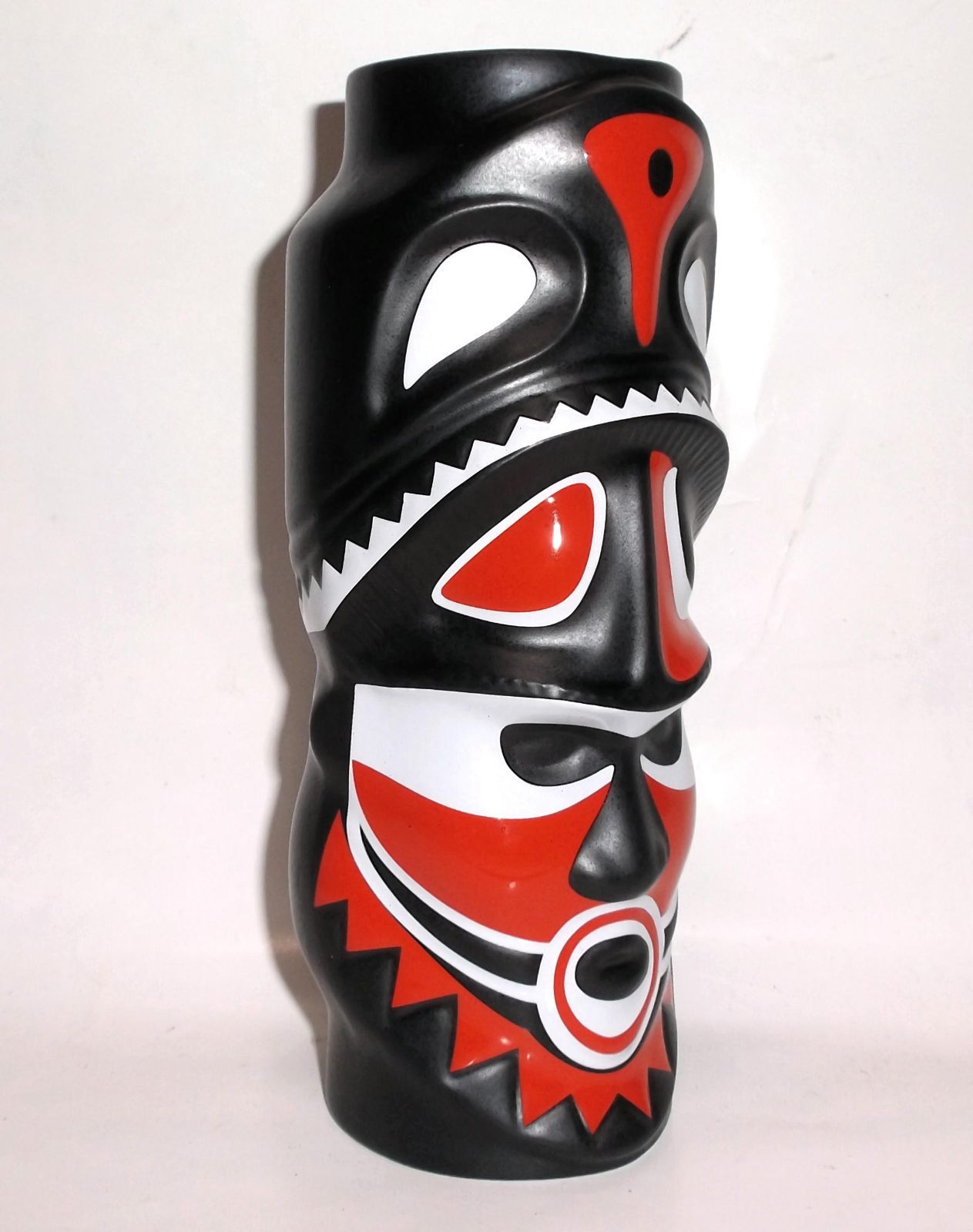 トレーダー ヴィックス ティキ マグ NOTU Tiki Mug BLACK AND RED Trader Vic s 雑貨