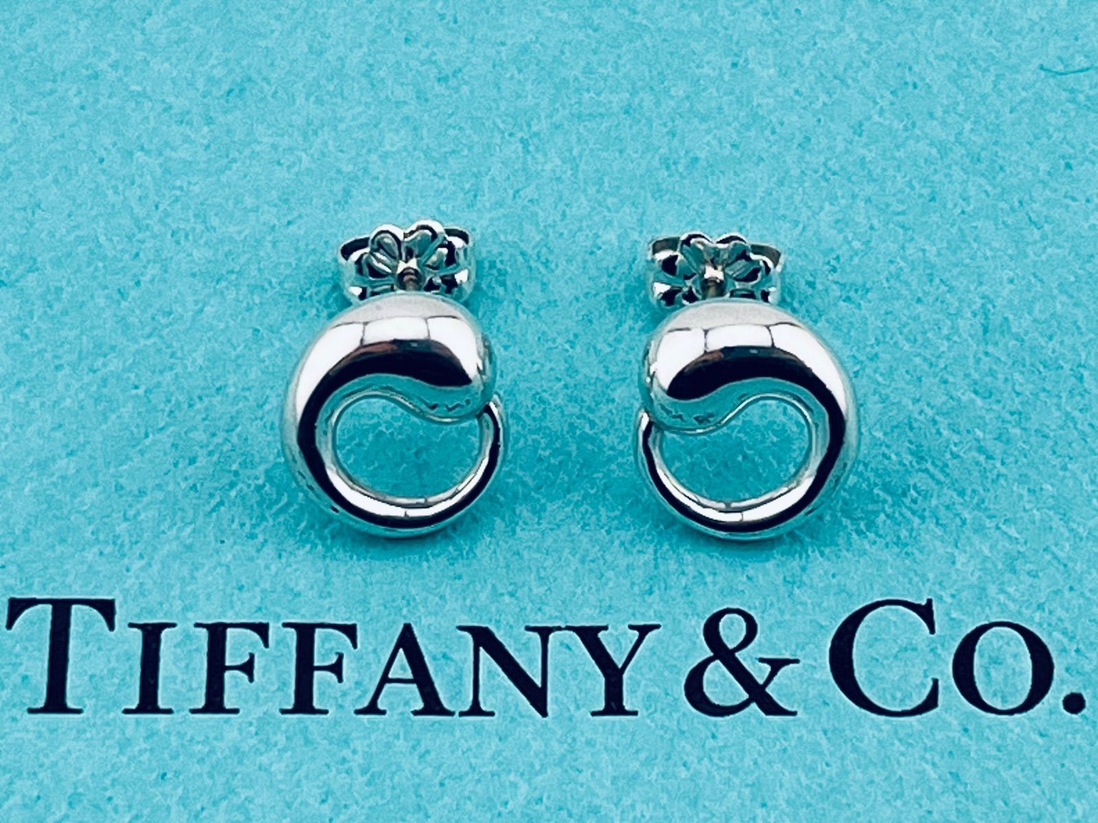 a182 美品 Tiffany&Co. ティファニー エターナルサークル ピアス