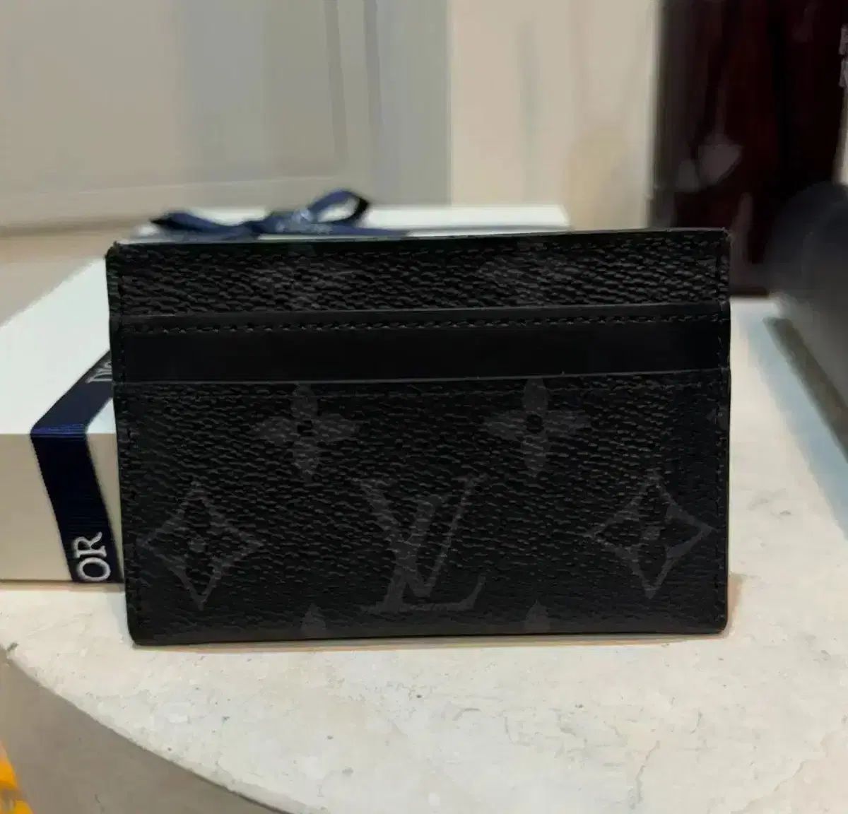 新モデル 25年式 Louis Vuitton ルイヴィトン エクリプス モノグラム カードウォレット ブラック