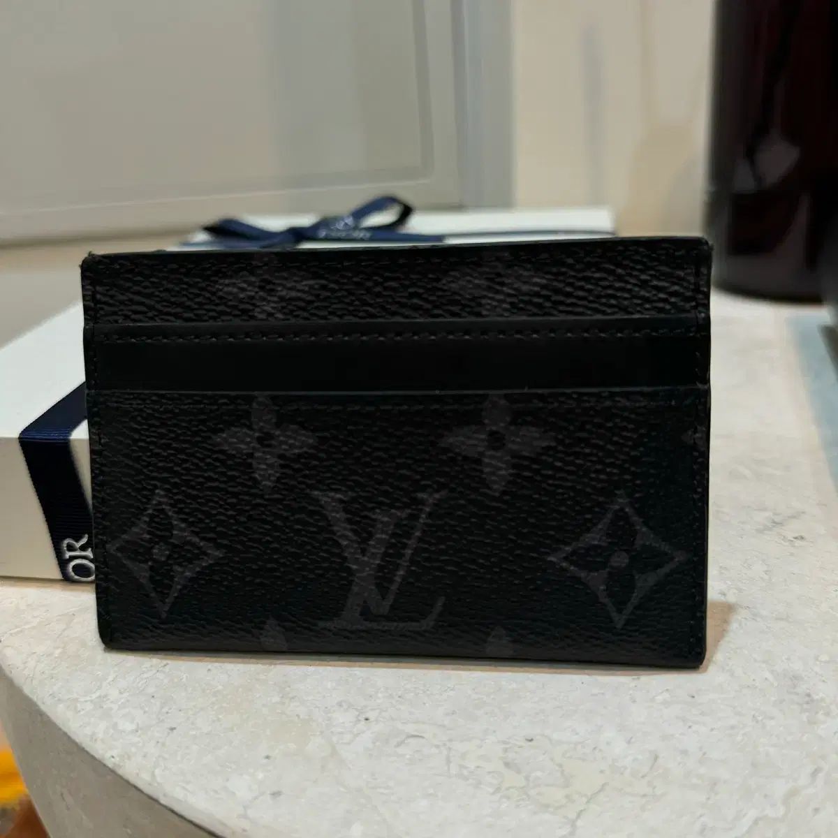 新モデル 25年式 Louis Vuitton ルイヴィトン エクリプス モノグラム カードウォレット ブラック