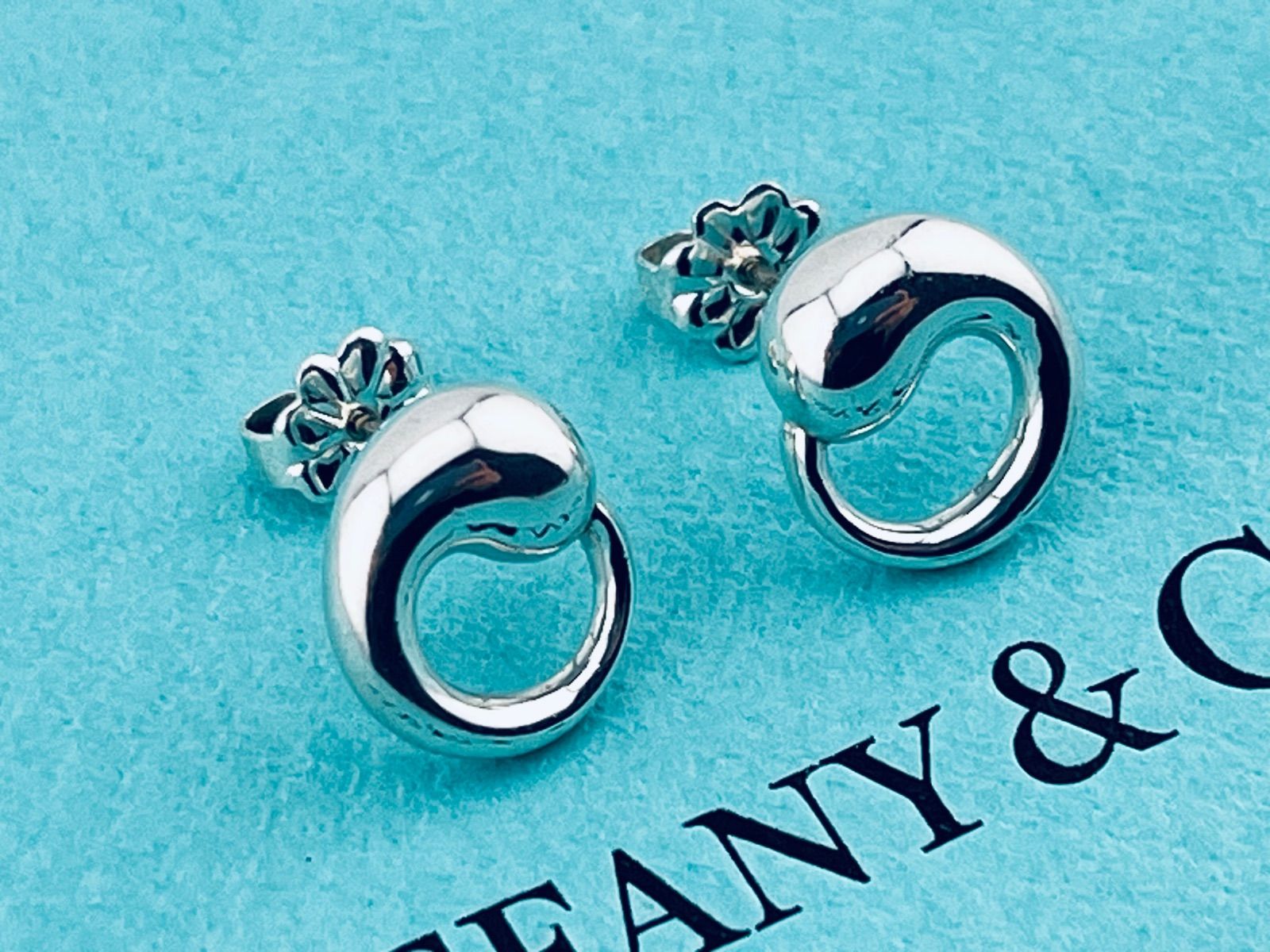 a182 美品 Tiffany&Co. ティファニー エターナルサークル ピアス
