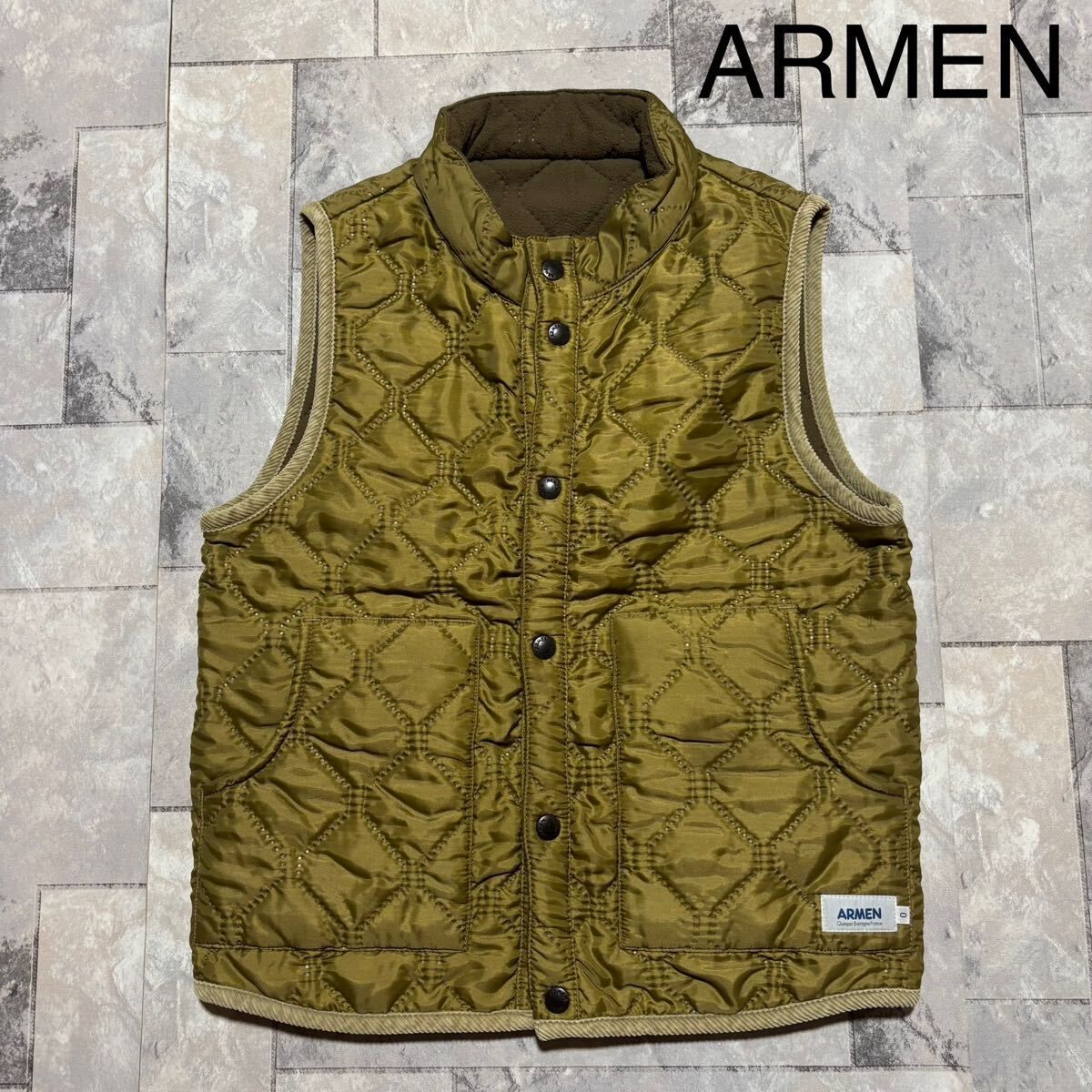 ポーランド製 ARMEN アーメン リバーシブルベスト ナイロン