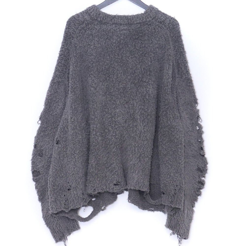 DOUBLET RIBCAGE KNIT PULLOVER Mサイズ グレー 25AW61KN192 - メルカリ