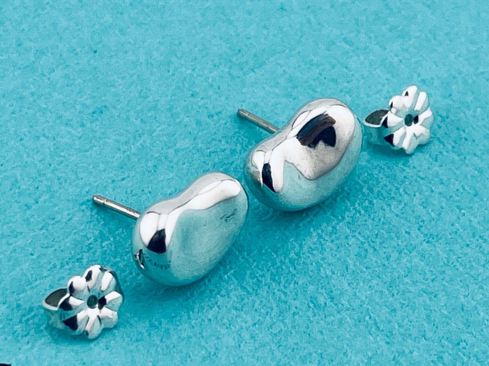a183 Tiffany&Co. ティファニー ビーン ピアス シルバー 925 ビーンズ