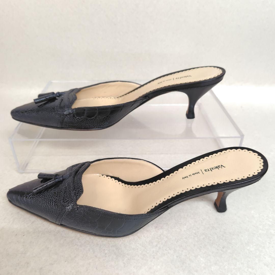 ヴァレクストラ ミュール 37 ポインテッド クロコ 23.5 cm