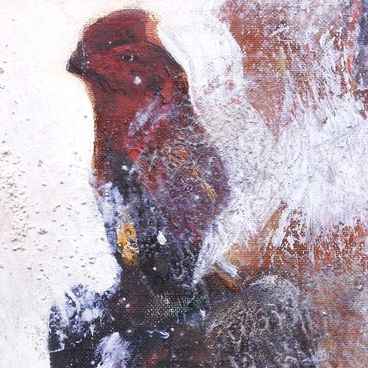 鳥の群れ 油彩画 61pN-v8zUUL._AC_UF350,