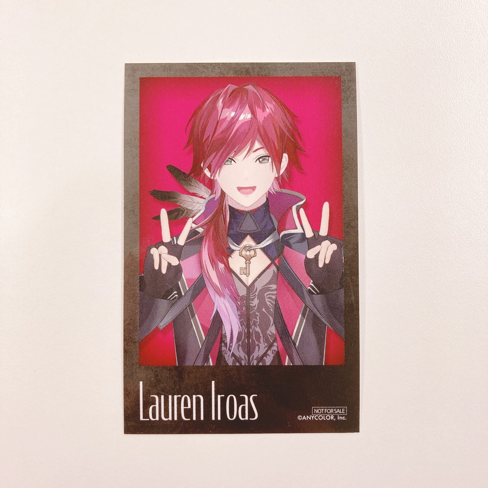 ローレン・イロアス(ブラック) フォトカード 「バーチャルYouTuber に