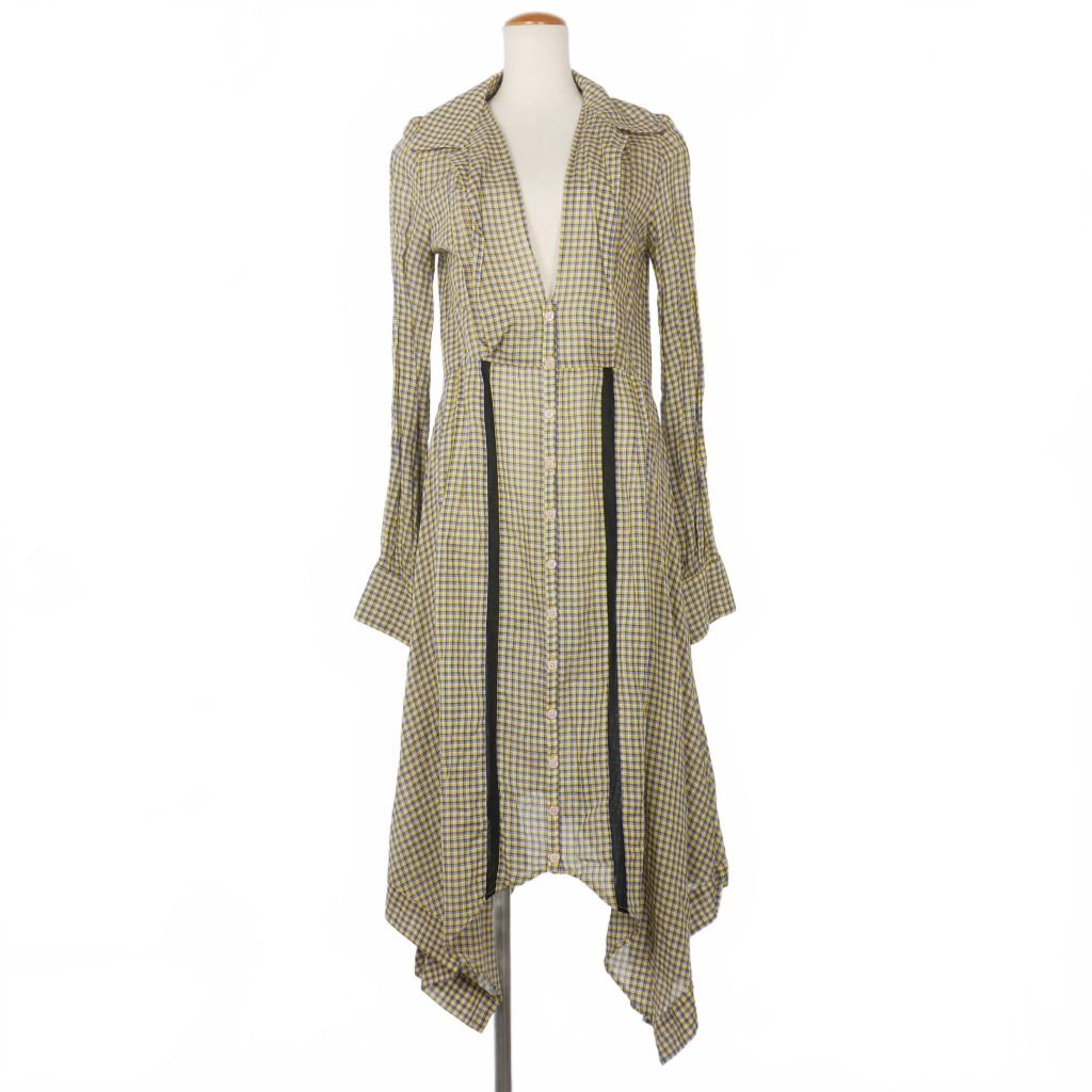 アカネウツノミヤ AKANE UTSUNOMIYA チェック スタンドカラー