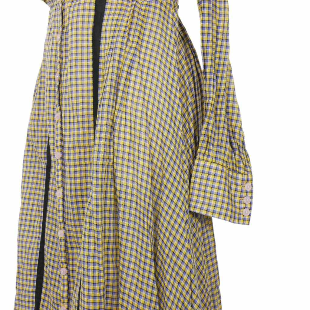 アカネウツノミヤ AKANE UTSUNOMIYA チェック スタンドカラー