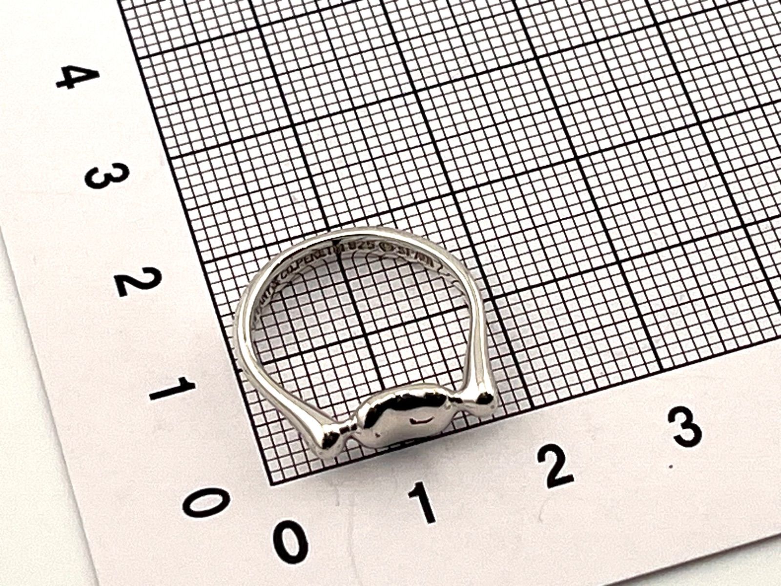 美品 Tiffany ビーンズ ビーン リング 12号 シルバー ビンテージ Tiffany ティファニービーンズリング12号