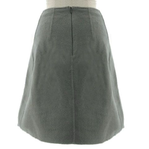 'S MAX MARAウール ロング スカート（グレー） サイズ３６ S MAX MARAウール ロング スカート（グレー） サイズ36