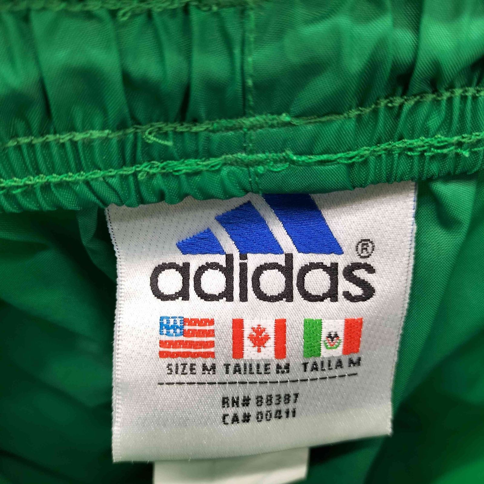 【90年代メキシコ製、万国旗タグ】adidasリバースパーカー古着ストリート緑. 90年代 90s 3色タグ メキシコ製 Champion チャンピオン REVERSE WEAVE