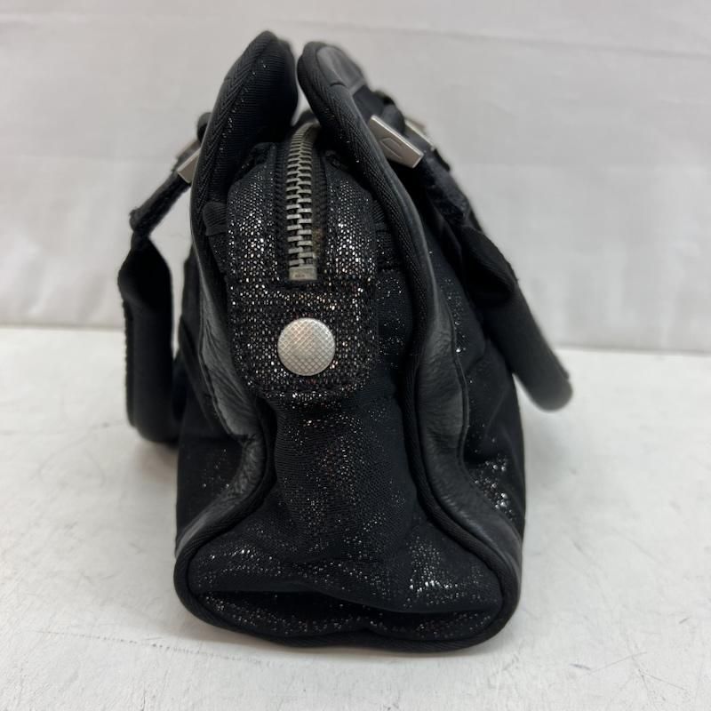 ディーゼル 00s レザー切替 ラメ ミニ ボストン ハンドバッグ y2k