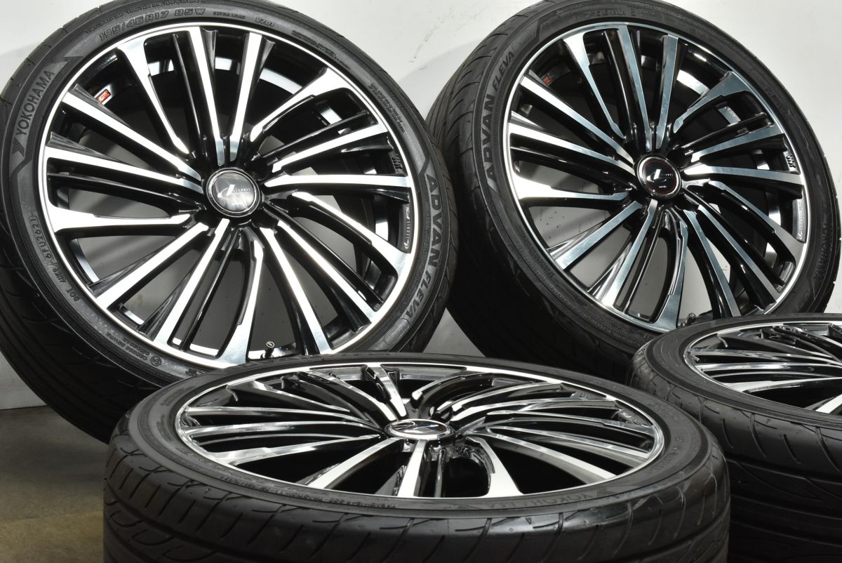 カスタム用に Weds レオニス 17 in 6 5 J 42 PCD 100 ヨコハマ アドバン フレバ 195 45 R フィット スイフト インサイト