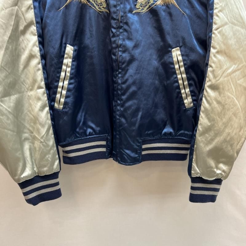 ホシヒメ 龍 富士山 和柄 刺繍 スカジャン 卸売 メンズ LL ISItems