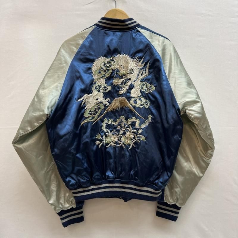 ホシヒメ 龍 富士山 和柄 刺繍 スカジャン 卸売 メンズ LL ISItems