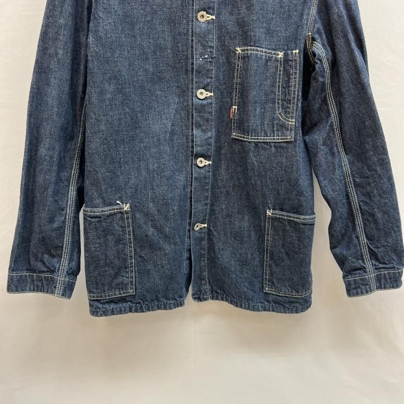 エヴィスデニムカバーオール1951 36インチ エヴィス EVISU 1951 デニムカバーオール デニムジャケット Gジャン