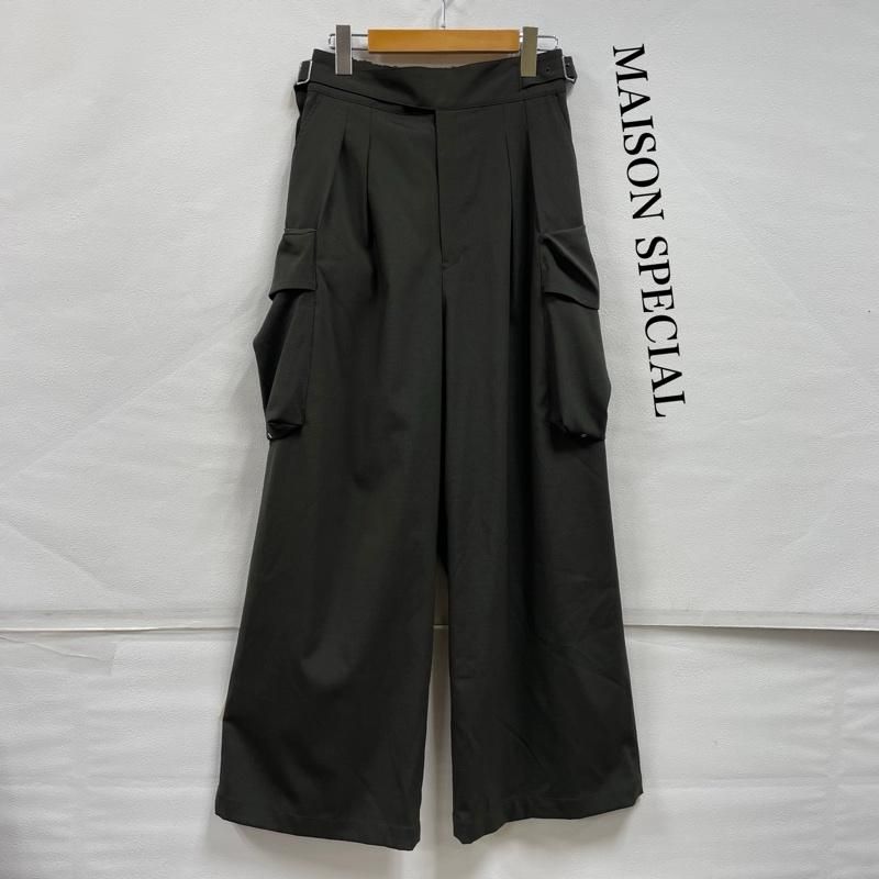 メゾンスペシャル ロング ベルト グルカ ツイル カーゴパンツ ユニ