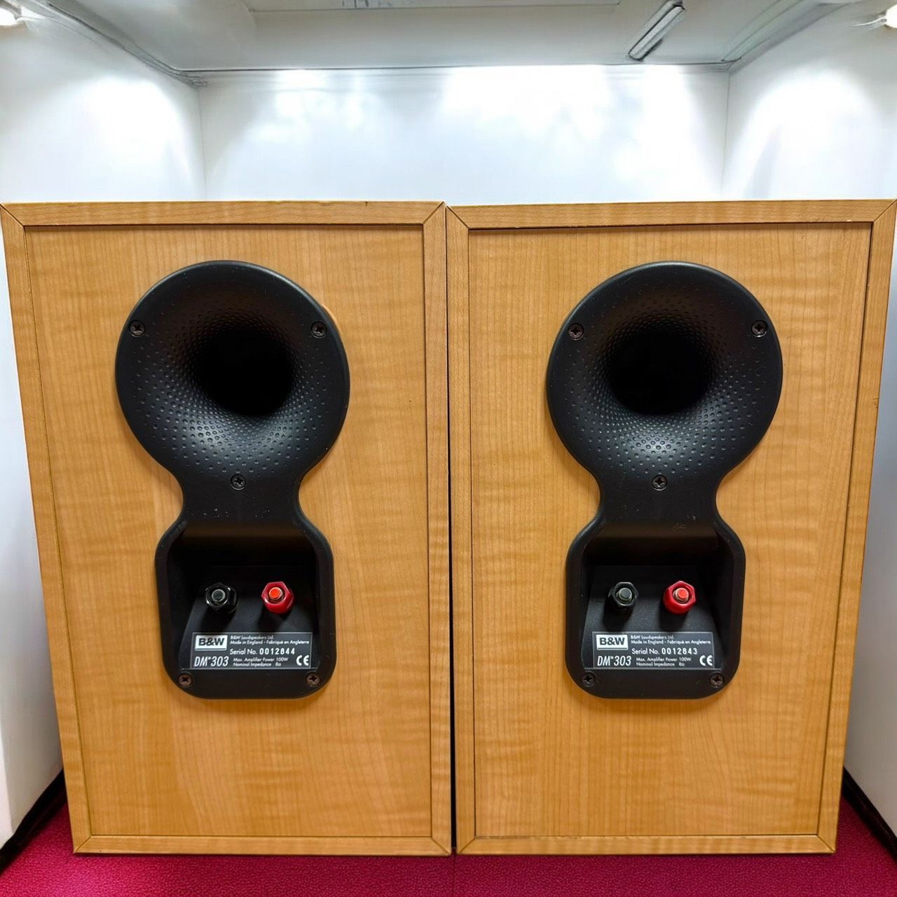 ☆送料無料 良品 Bowers & Wilkins B&W DM303 ペア 2WAYブックシェルフ