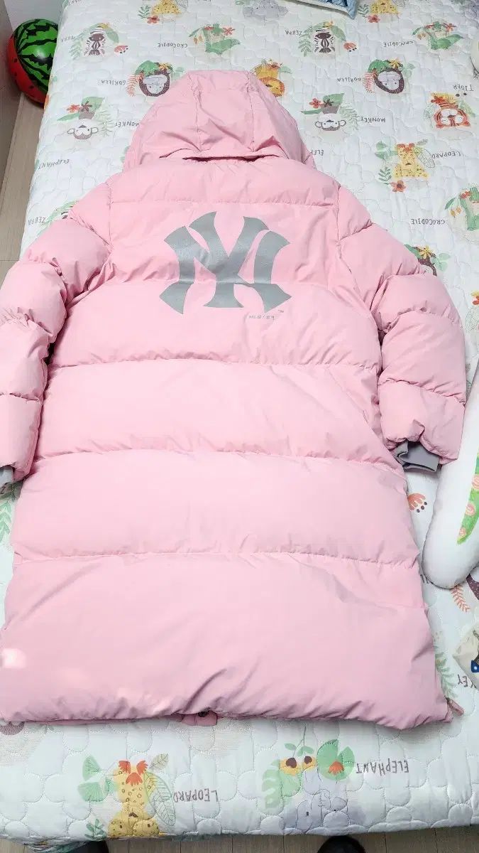 MLB 女の子 ダウンジャケット ロング丈 グースダウン 155