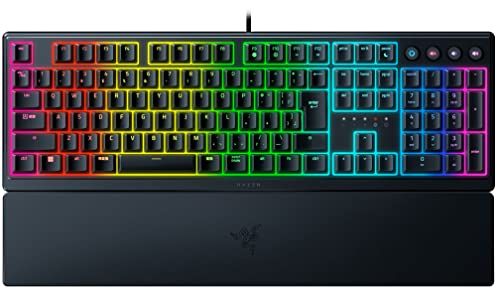 Razer レイザー Ornata V 3 JP ゲーミングキーボード 有線 薄型 キーボード クリック感のあるメカ メン