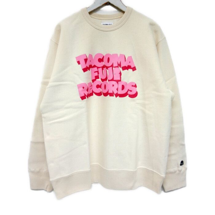 TACOMA FUJI RECORDS タコマフジ 正規 JURASSIC edition SWEATSHIRT designed by Jerry UKAI ジュラアシックエディション スウェットシャツ ジェリー鵜飼 NATURAL ナチュラル XL