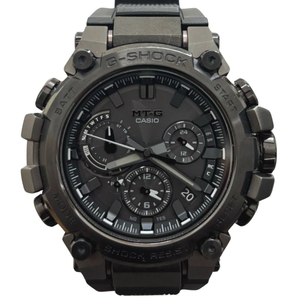 ジーショック 腕時計 MTG-B 3000 B-1 AJF MTG ブラック トリプルGレジスト 樹脂バンド タフソーラー モバイルリンク機能 20気圧防水 メンズ