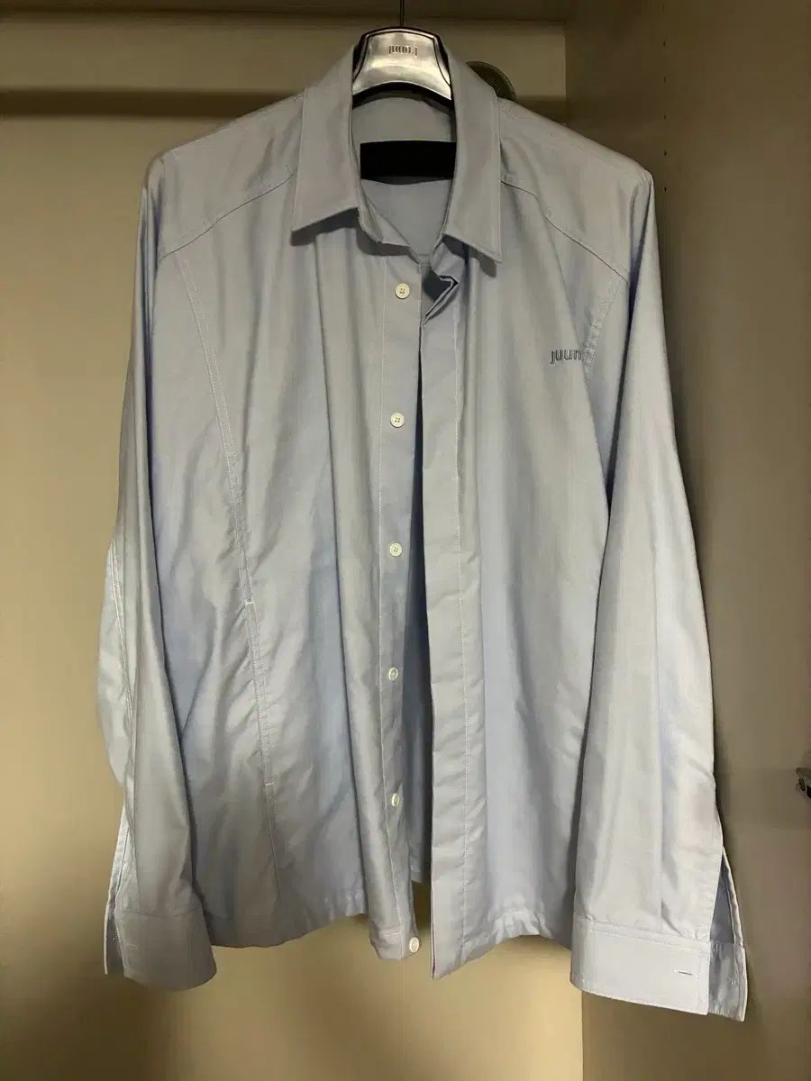 Juun.J ジュンジェイ スカイブルー COACH コーチ シャツ 46