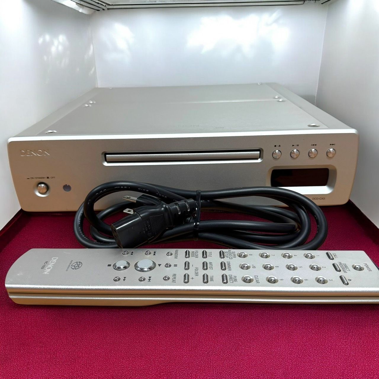  Denon デノン DCD CX 3 SP シルバー CD SACD プレーヤー CD SACDプレーヤー プレーヤー