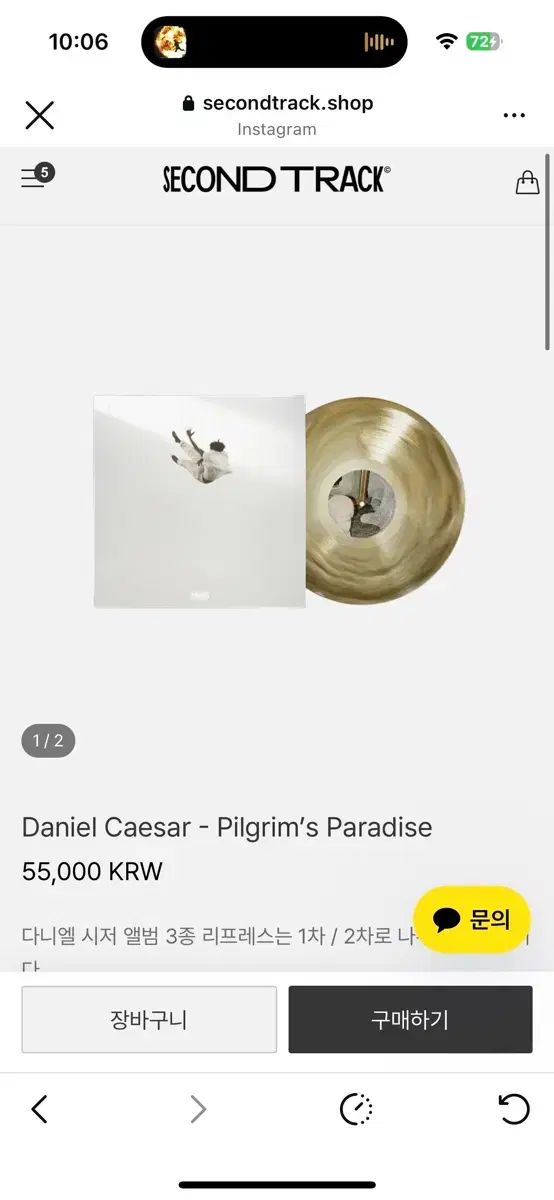 ダニエル DANIELLE シーザー Pilgrim s Paradise LP Liquid G