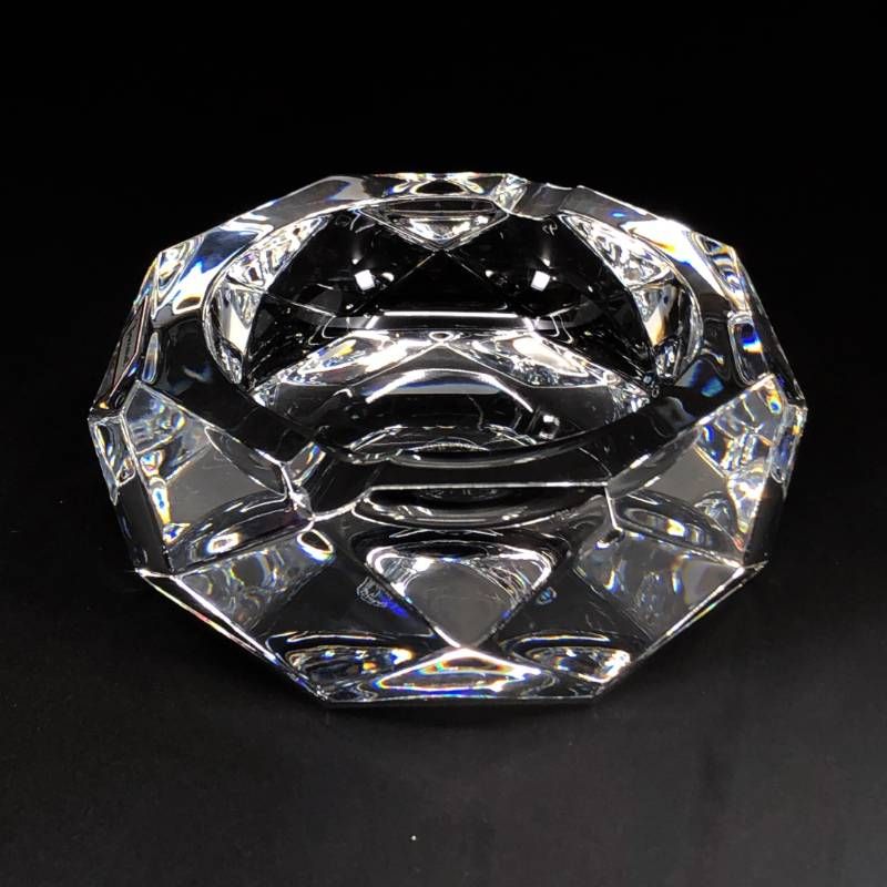 美品・箱付き】Baccarat バカラ／アッシュトレイ 灰皿／クリスタル