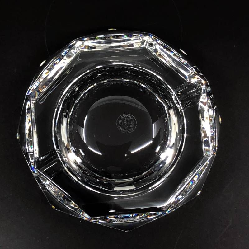 美品・箱付き】Baccarat バカラ／アッシュトレイ 灰皿／クリスタル
