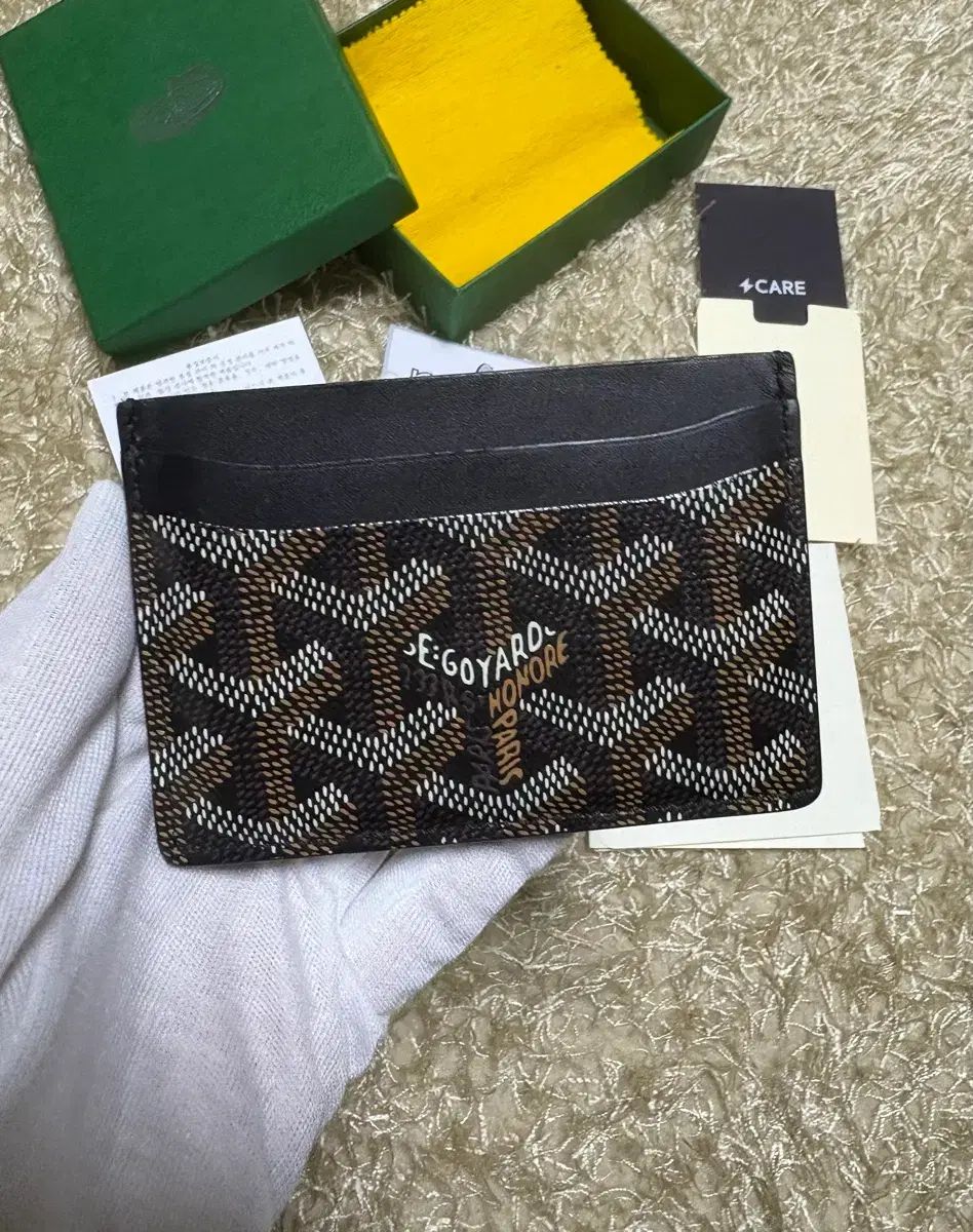 OS ゴヤール サン ルイ カードウォレット ブラック