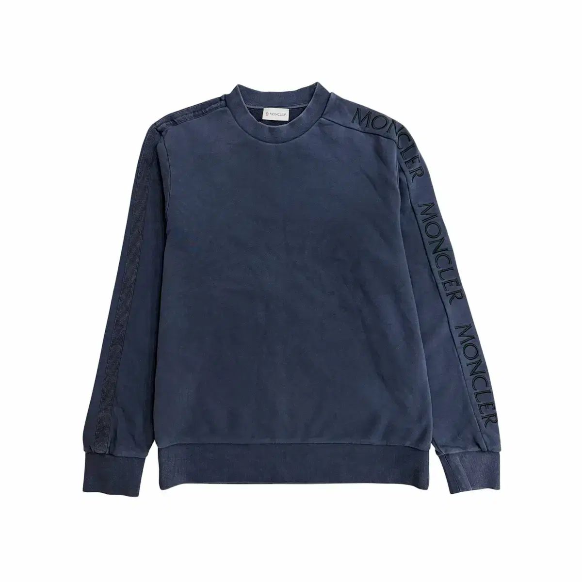 MONCLER ネイビー トレーナー MONCLER - MONCLER モンクレール 23AW FELPA GIROCOLLO NORTH POLE