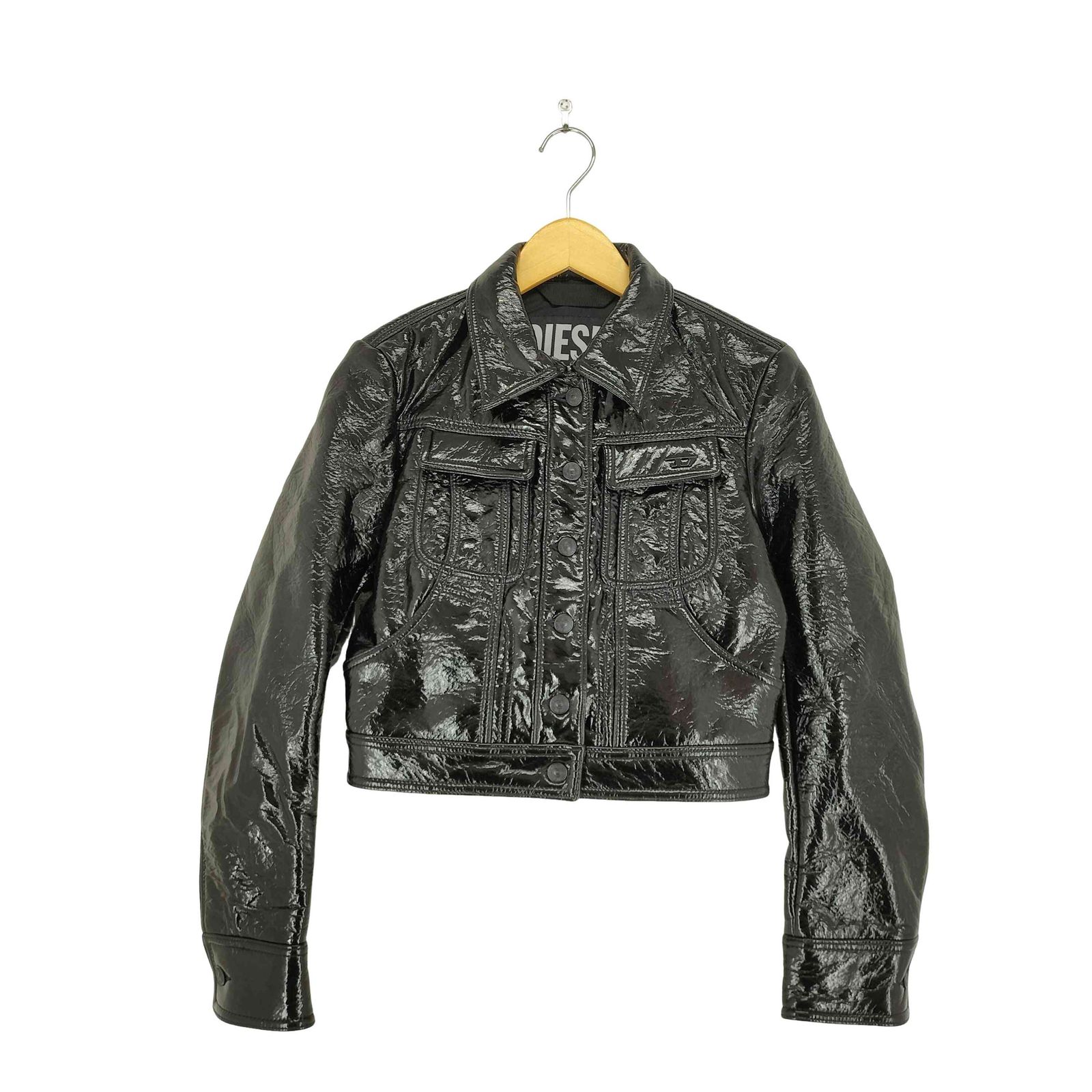 DIESEL G-MILA ジャケット G-MILA Woman: Utility jacket in slub satin | Diesel