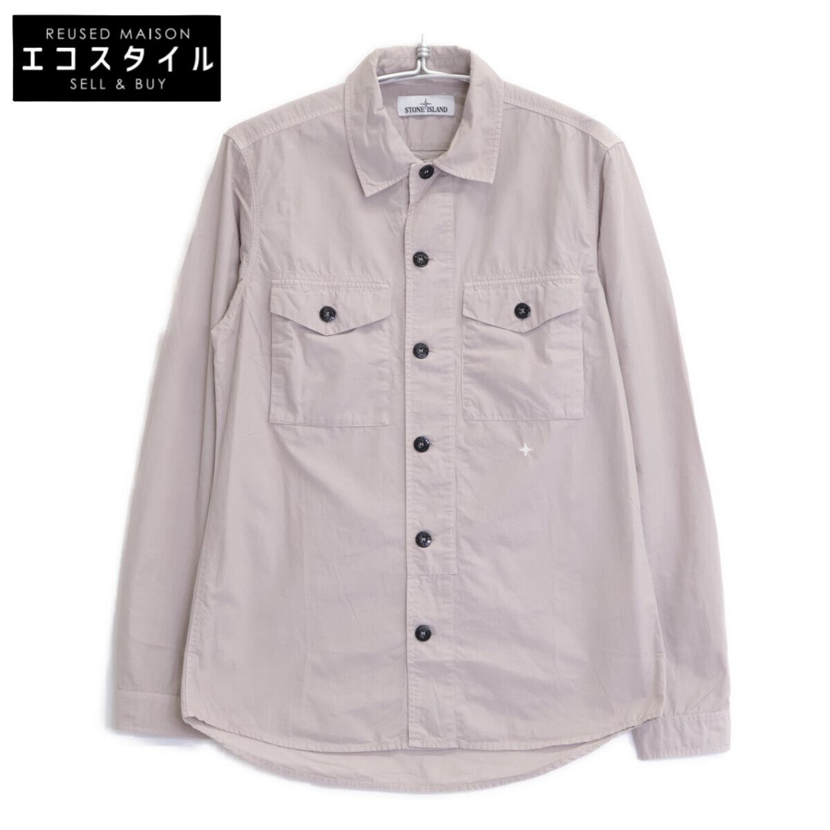 STONE ISLAND ストーンアイランド ワンポイント刺繍 シャツ M