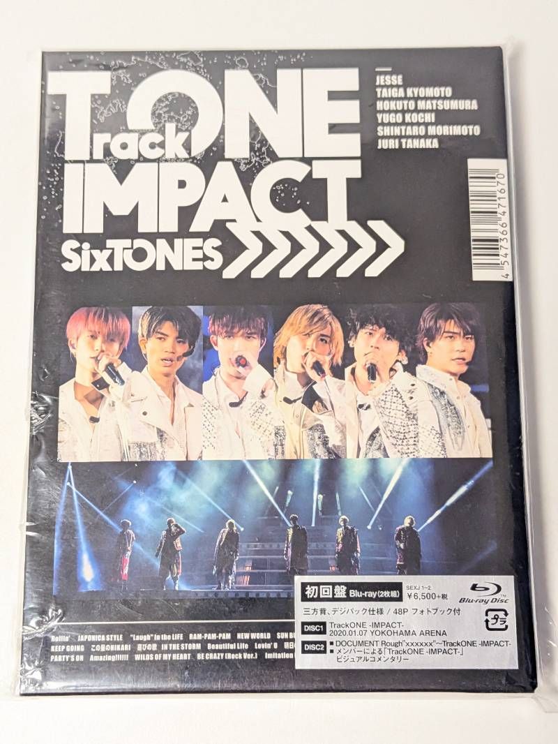 SixTONES Track ONE IMPACT 初回盤 Blu-ray - メルカリ