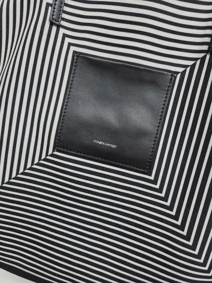 ルージュアンドラウンジ ストライプ ショッパー トートバッグ