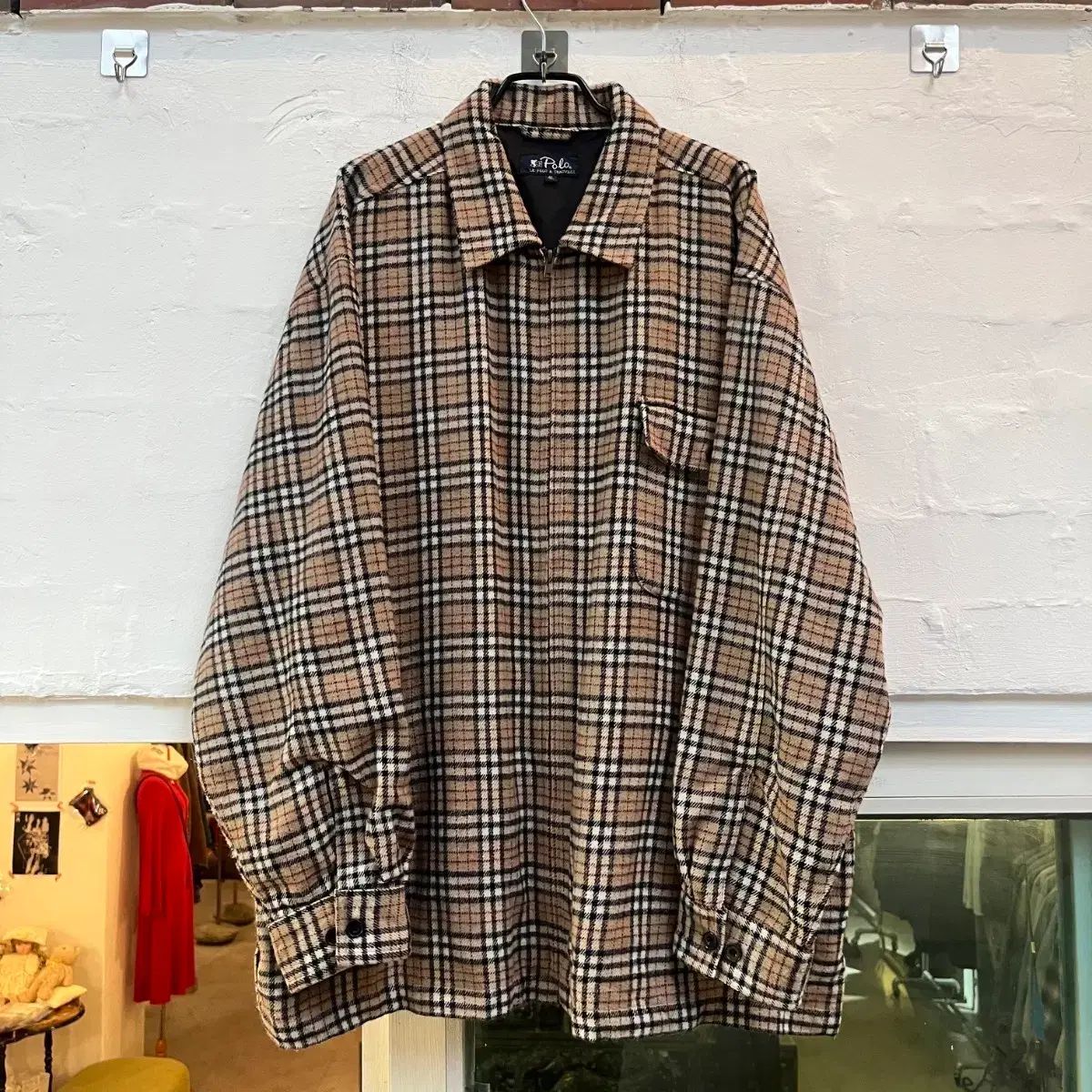 Le Polo ノバ CHECK アークス アクリル ジャケット 4 L