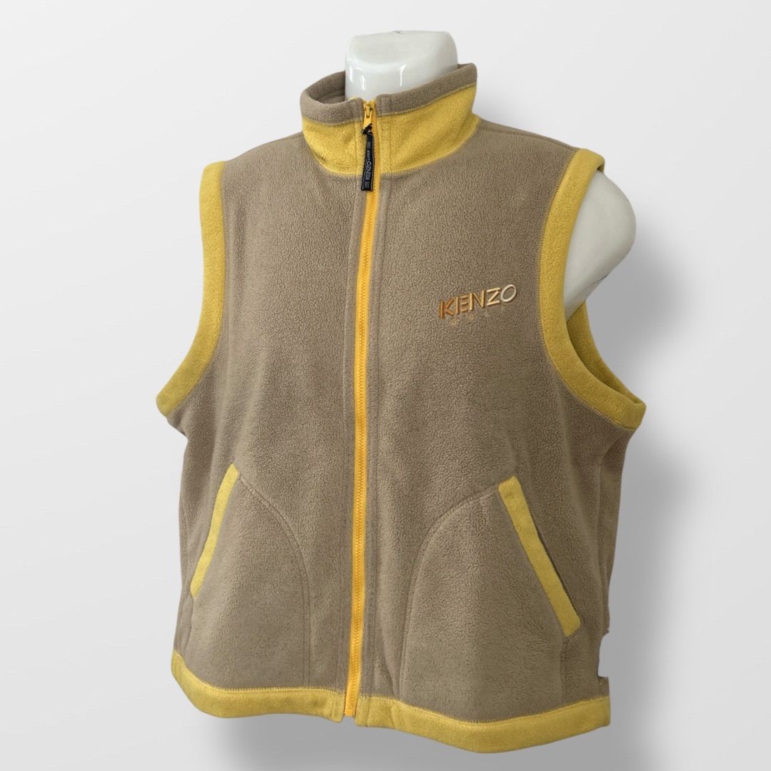 KENZO GOLF ケンゾーゴルフ メンズ フリースベスト 3 ゴルフウェア