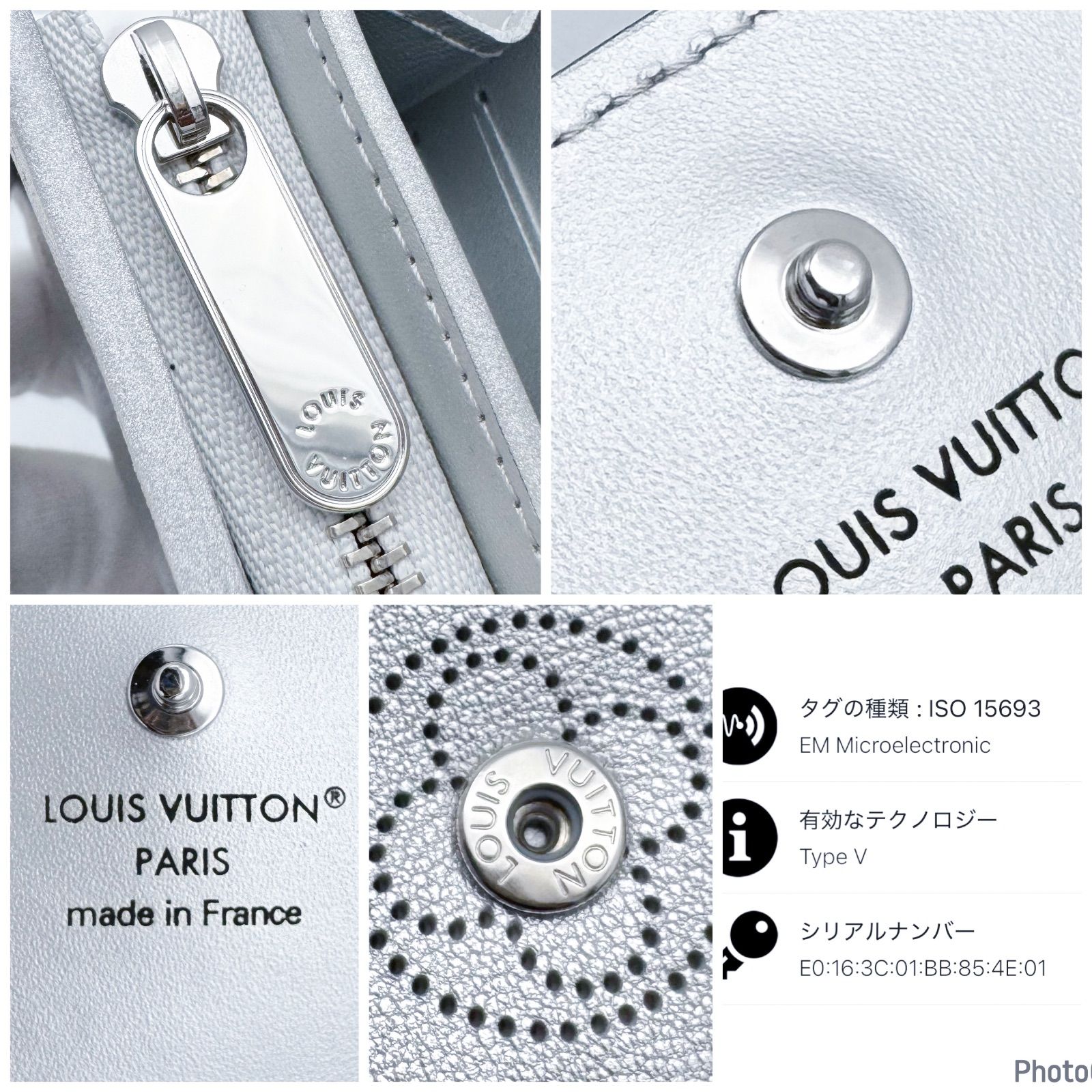 シルバー 二つ折り財布201