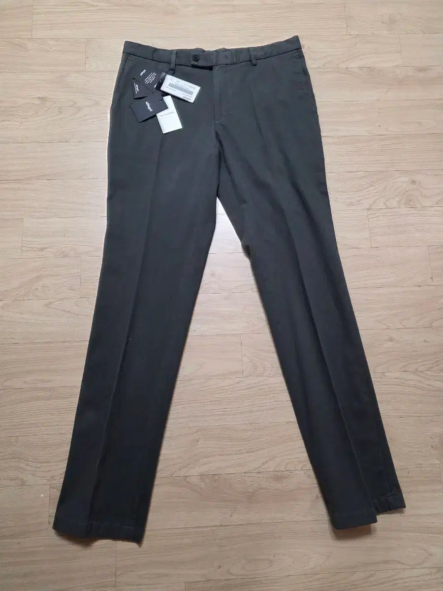 Allegri アレグリ コットン カシミア チノパンツ 90 33インチ カーキグレー