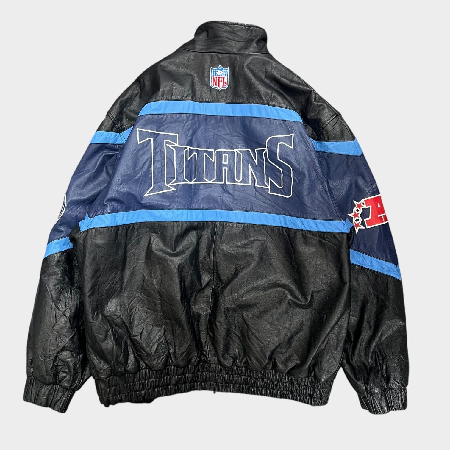 NFL タイタンズレザージャケット L/G NFL タイタンズレザージャケット L/G NFL レイダース ジャケット G-III