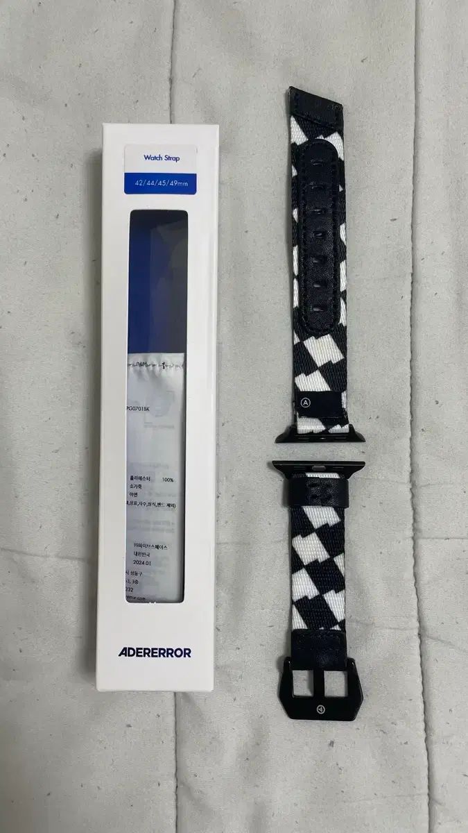 A ADER ERROR テニット ウォッチ ストラップ ノワール